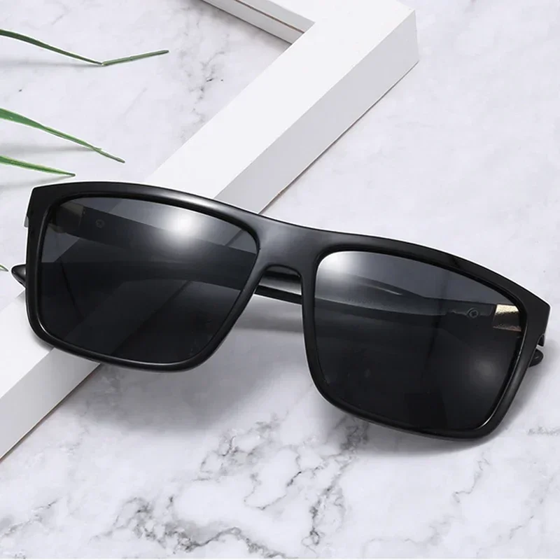 Luxury Square Vintage Polarized Sunglasses For Men Women Fashion Travel Driving Anti-glare Sun Glasses Male Eyewear UV400