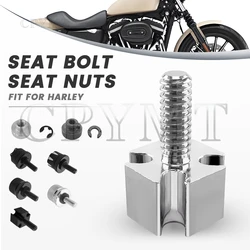Rear Fender Seat Bolt Screw Nut Kit Motorcycle Mount Knob Cover fit For Harley Sportster Softail 1996-2019