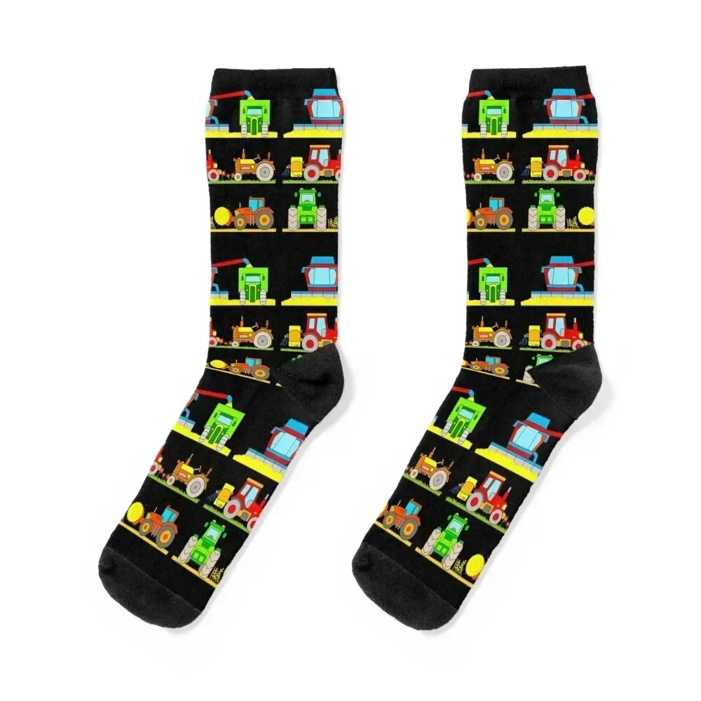 

Tractors Harvester Socks valentine gift ideas Running Stockings gifts Men's Socks Luxury Women's
