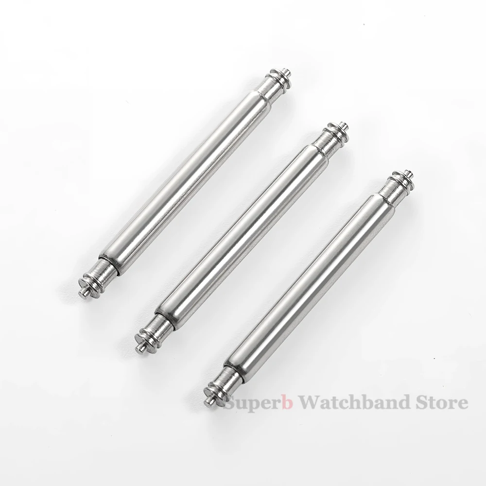 20 قطعة حزام (استيك) ساعة دبابيس 1.5/1.8/2.0/2.5 مللي متر قطر 14/16/18/19/20/22 مللي متر المعادن الصلب الربيع القضبان ربط دبابيس ساعة أدوات إصلاح