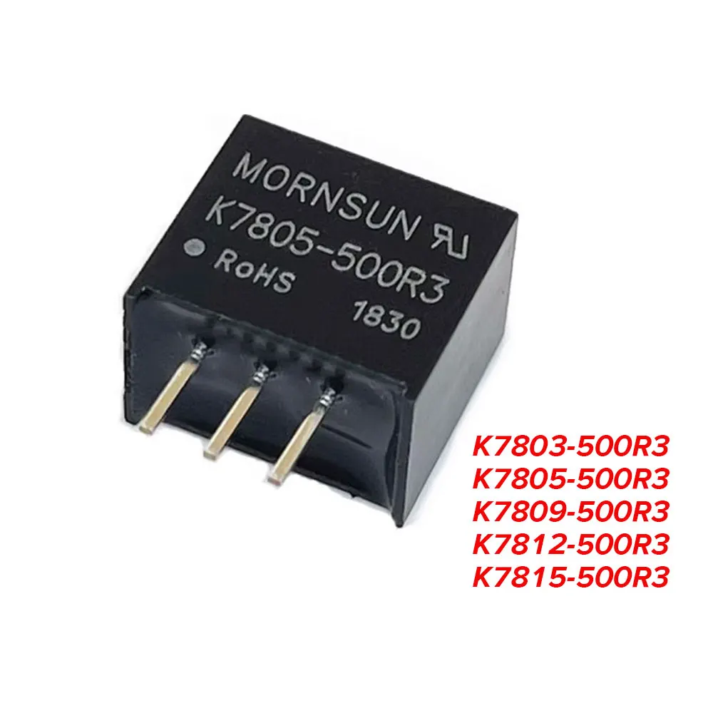 

2PCS K7803-500R3 K7805-500R3 K7809-500R3 K7812-500R3 K7815-500R3 K7803 K7805 K7809 Non-isolated regulated power supply module