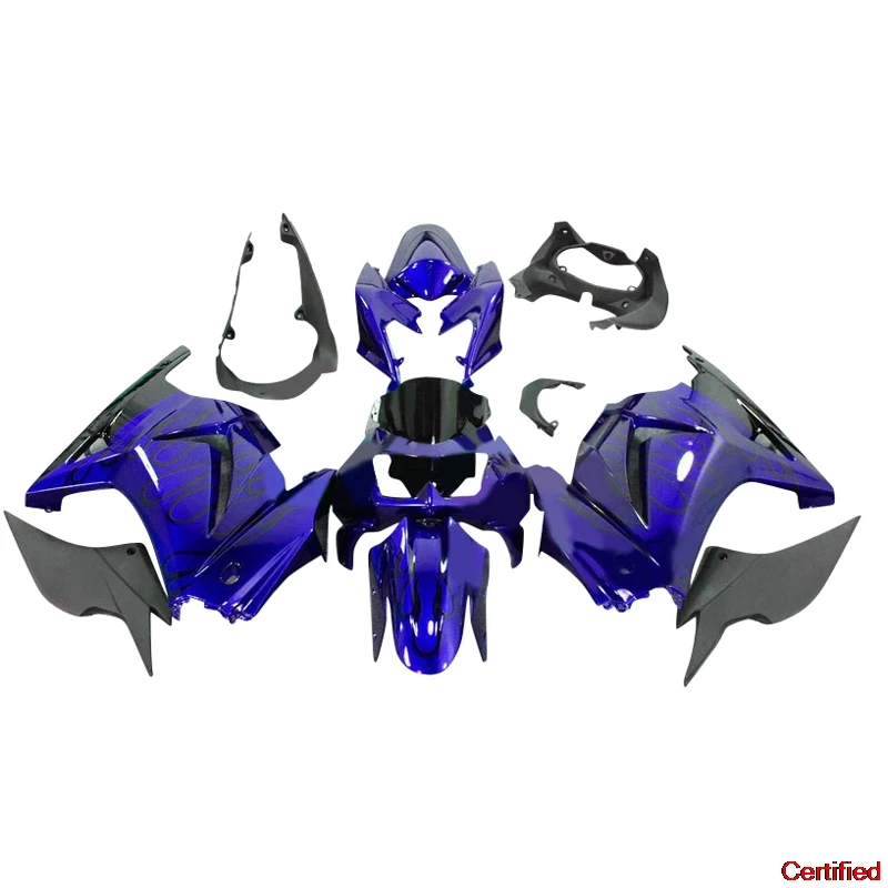 

New Fairing Kit For Kawasaki 250r 2008 2009 2010 2011 2012 2013 2014 Blue Matte Black 08-14 Ninja EX250 Fairing Kits002