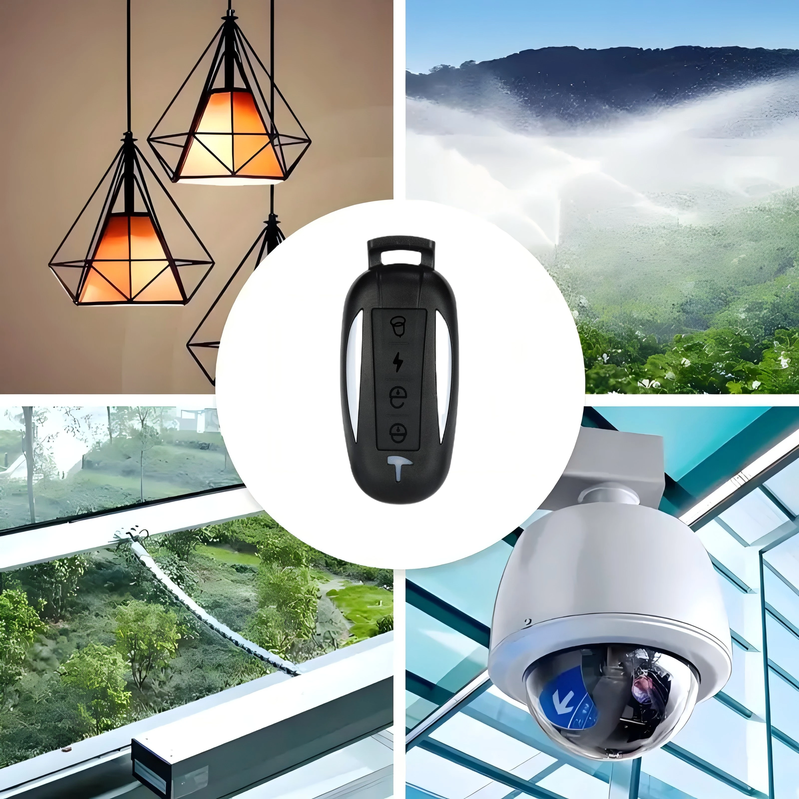 433MHz Replicate Copy code Universal RF Wireless Remote Control Cloning Garage Door Gate Duplicator 4 Keys Remote Opener Switch