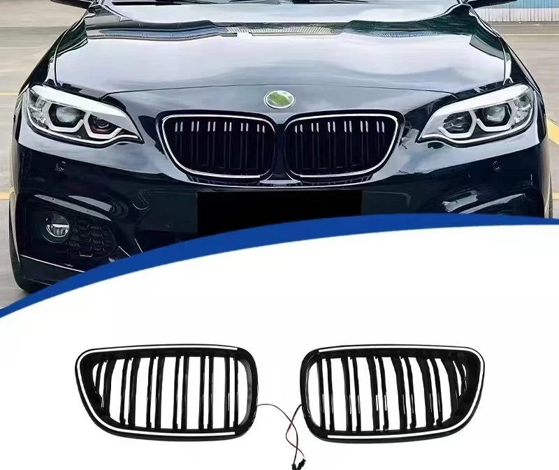 Dual‑Line APP‑Controlled RGB Glowing Grille For BMW 2 Series F22 2013‑2020