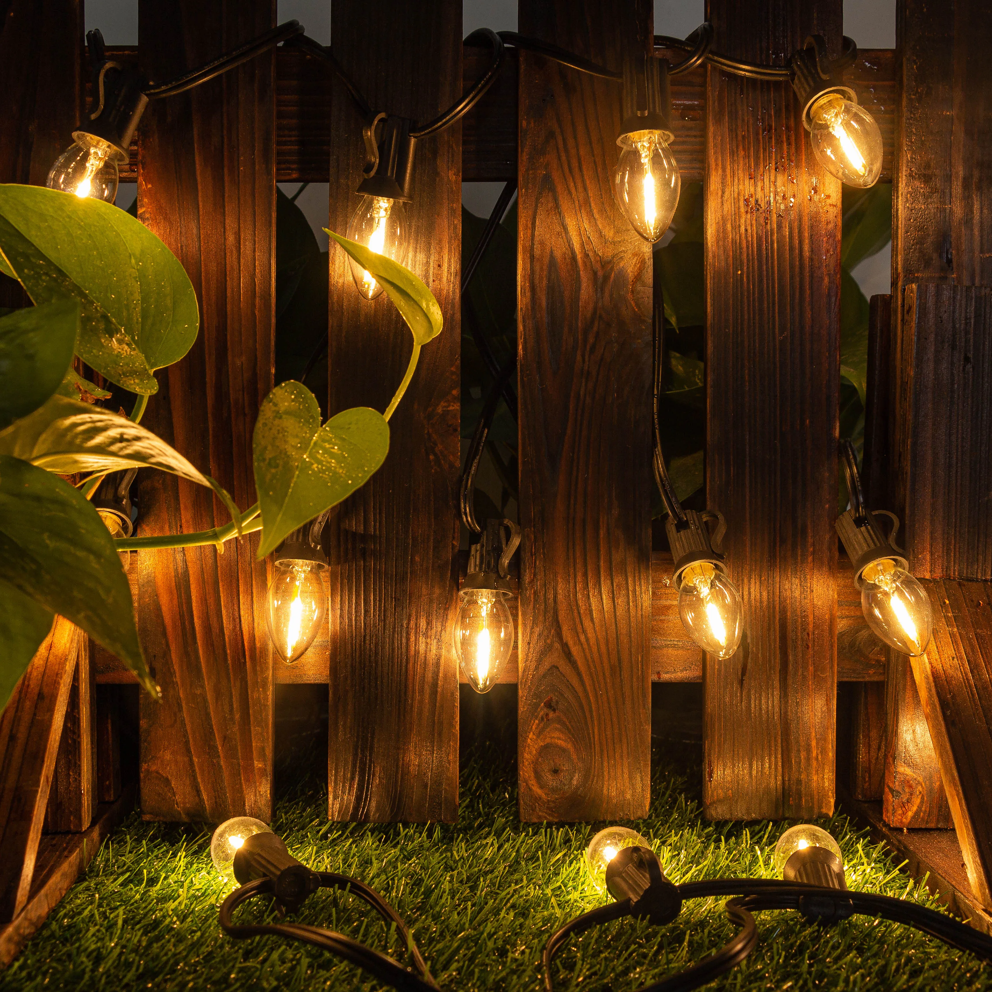 Street Outdoor C7 Lights Garland Christmas Retro Vintage Wedding Waterproof Connectable Patio Fairy String Decorative Led Light