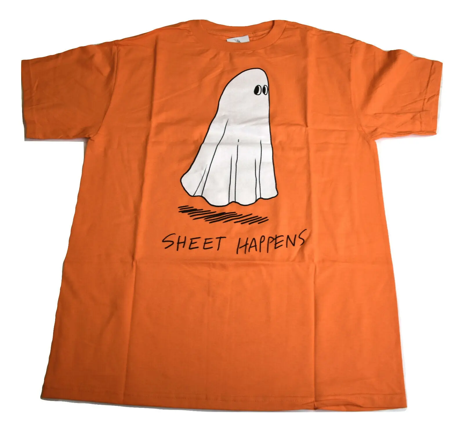 Mad Engine Mens Sheet Happens Halloween Ghost T Shirt New S M L Xl