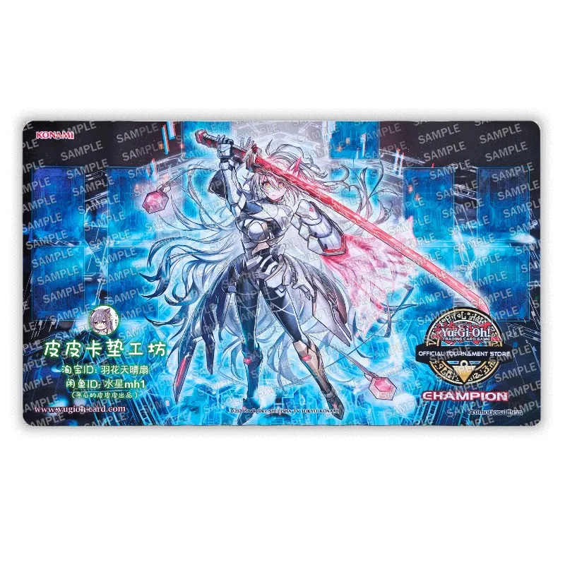 Yu-Gi-Oh! 1301 pintura original sky striker ace-zero 600x350mm único jogador batalha playmat duelo placa de borracha tapete de jogo de tabuleiro