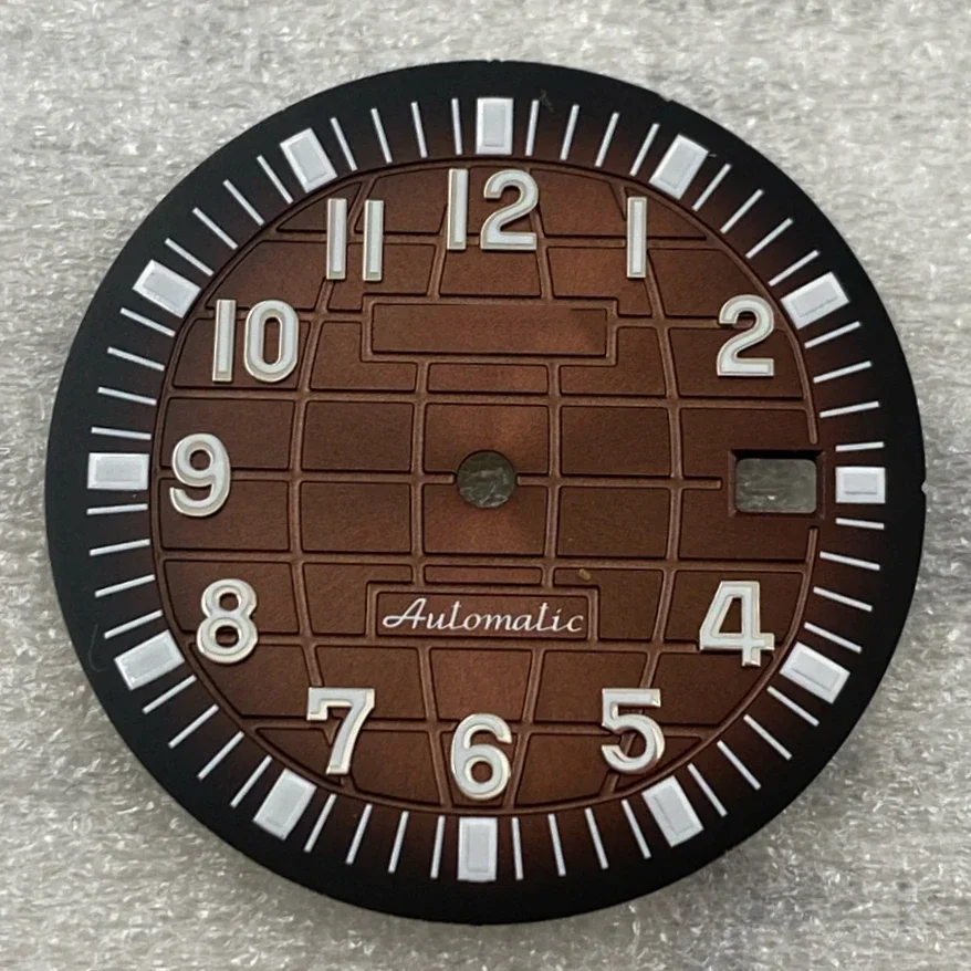 2025 new Classic Grenade Texture Watch Dial Suitable for NH35/36 Automatic Movement Green Lume Durable Sports Diving Mod parts