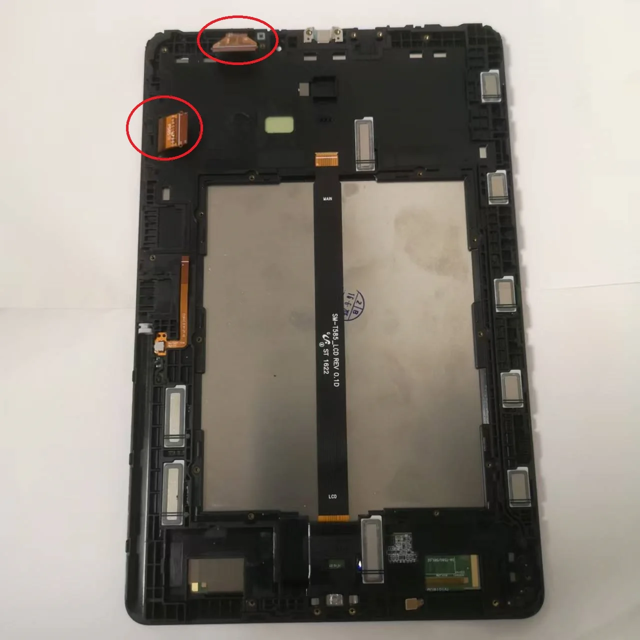 used For Samsung Galaxy Tab A 10.1 2016 S-Pen SM-P580 P585 P588 P585Y P583 LCD Display Touch Screen Digitizer Assembly frame