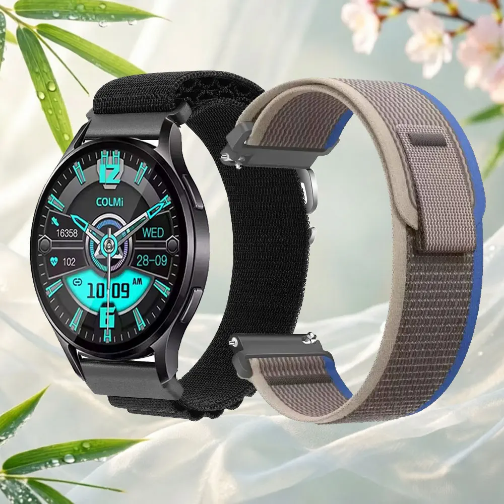 For COLMI P81 P71 Trail Loop Band for COLMI M42/C81/C60/C61/P68/P73/V68/V70 Alpine Nylon Bracelet 20mm22mm Sports Watch Strap