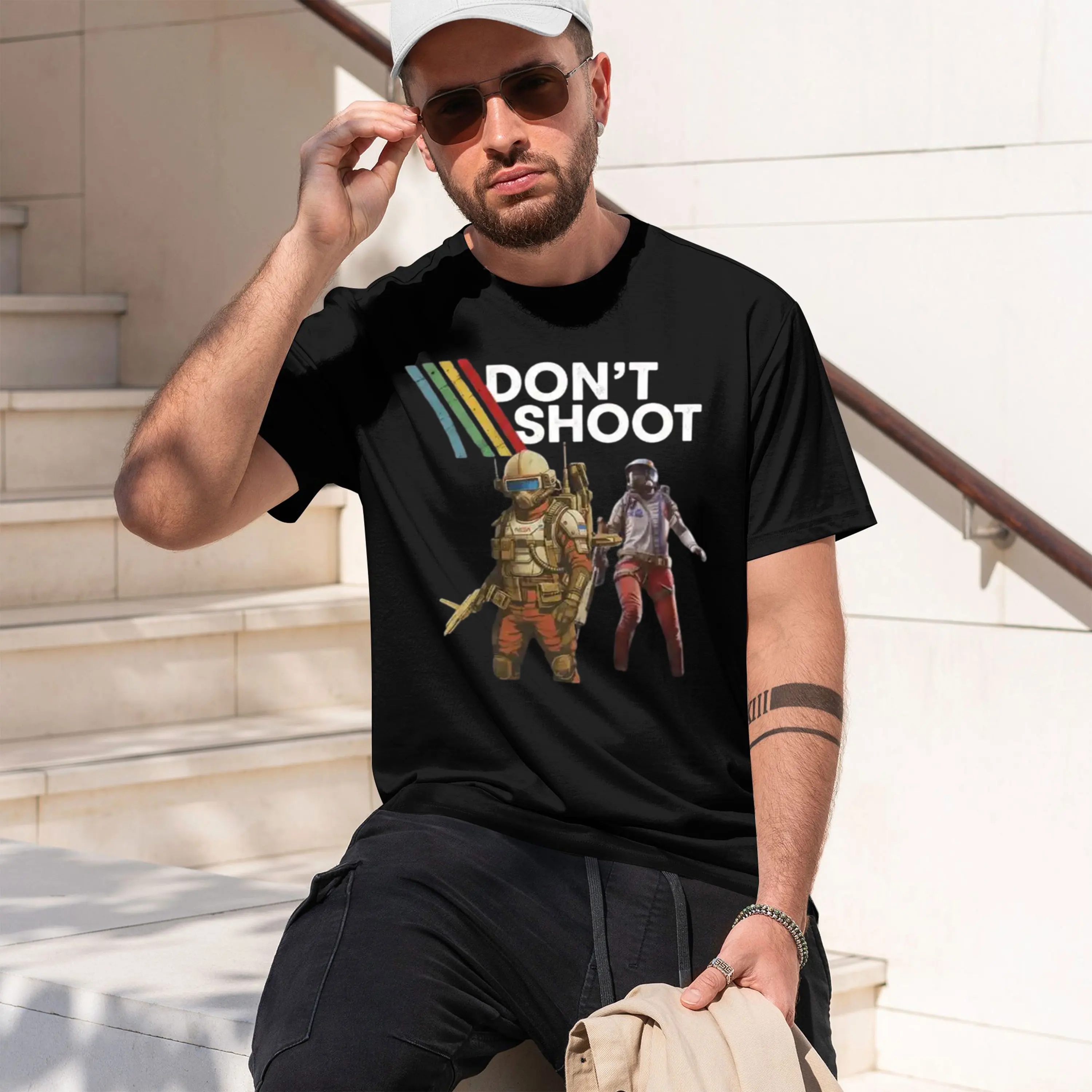 Retro Gaming In 2026 - Camiseta Masculina N'T SHOOT Retrô de