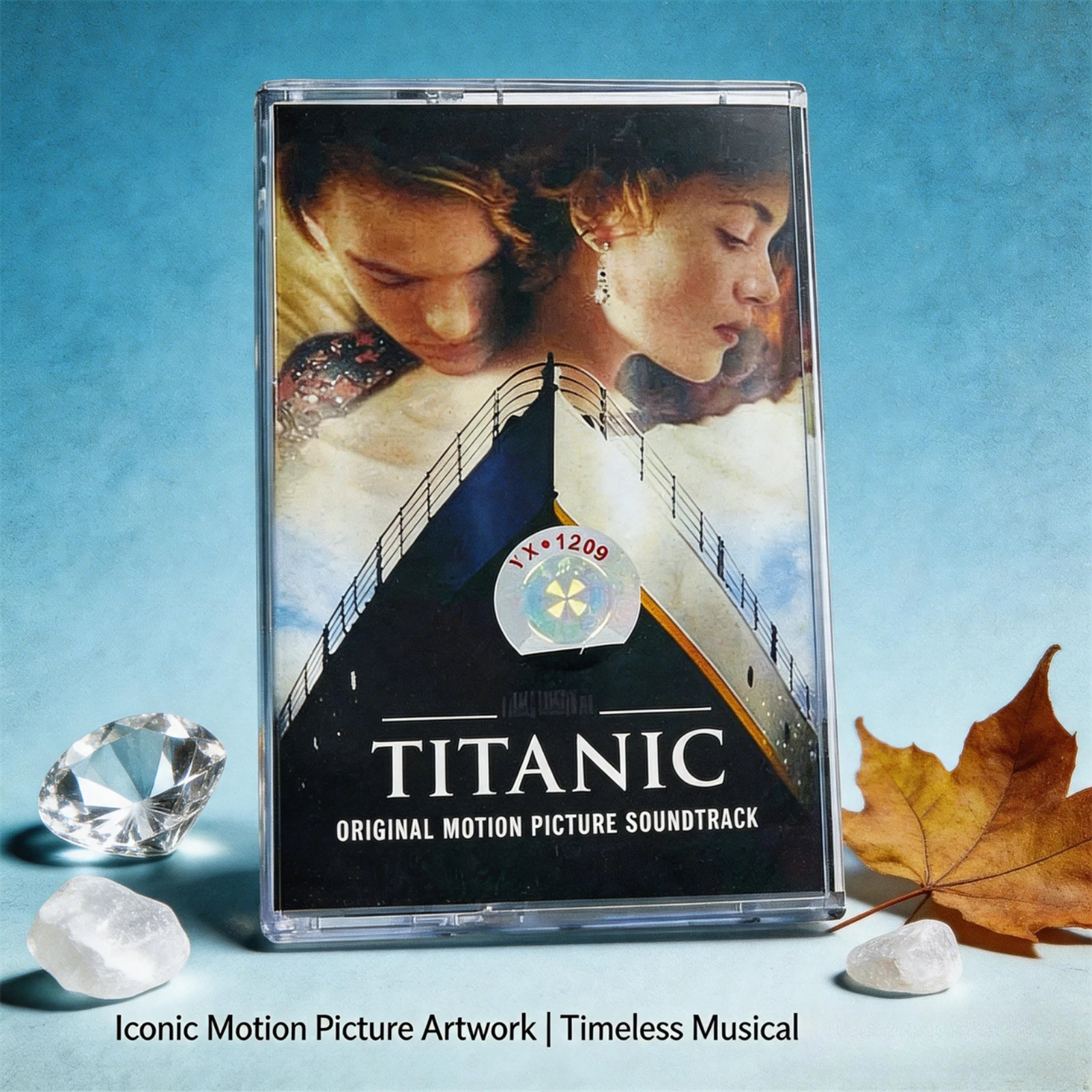 

Titanic Original Motion Picture Soundtrack Cassette Tape Retro Collectible with Photo Booklet for Movie Fans