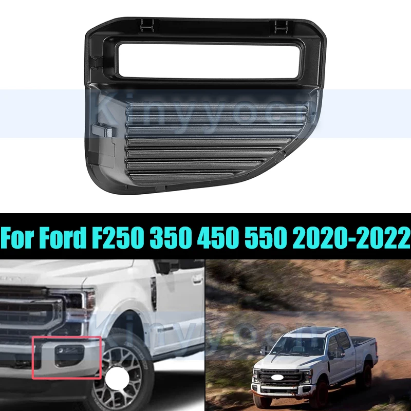 

Front Bumper Fog Light Frame Cover For Ford F250 350 450 550 2020-2022 Front Fog Lamp Frame Foglight Frame