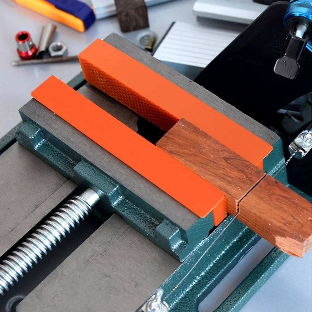 6" Magnetic Retention Vice Jaw Pads Grips Bench Vise Protector Magnetic Soft Vise Jaws Pad Multi-groove Mill Cutter Vise Holder