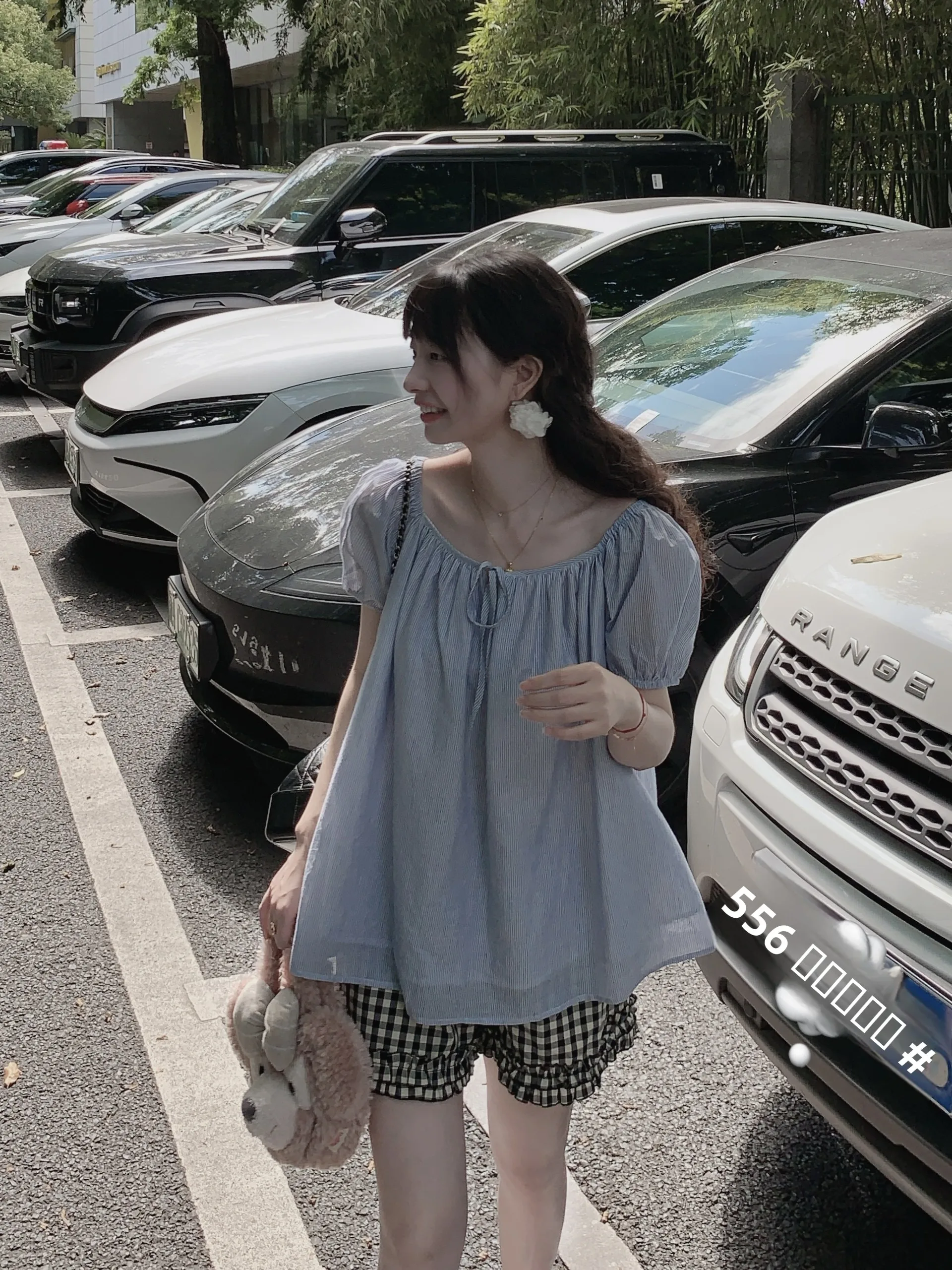 

Летние новые хлопковые брюки Emilyng в клетку с кружевом, свободные, стройнящие, повседневные, прямые, женские, с удобной эластичной талией