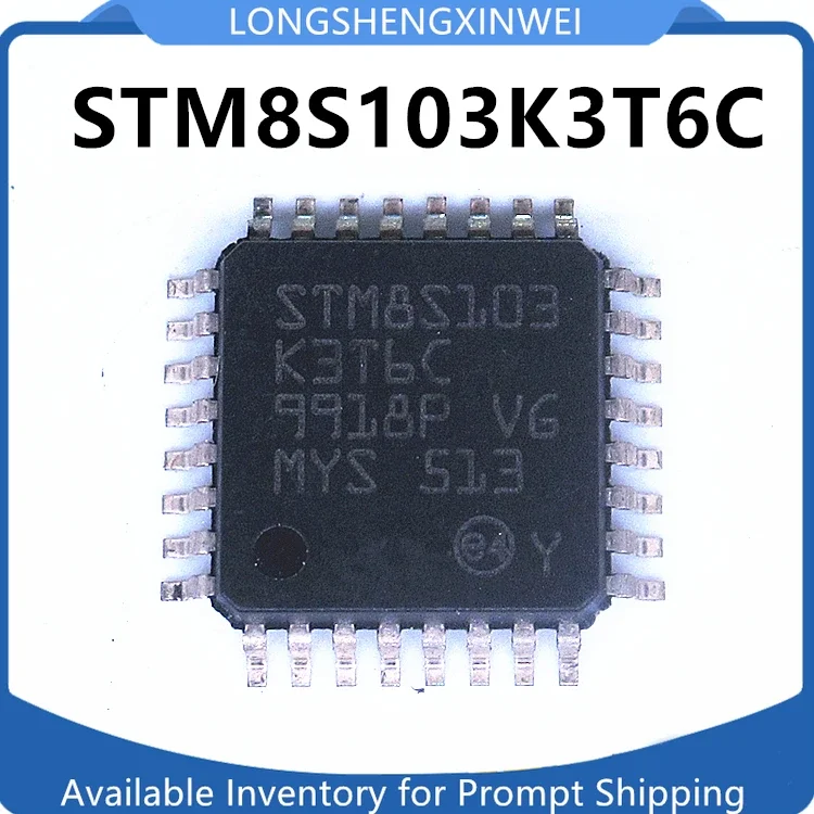 1PCS STM8S103K3T6C Brand New Microcontroller Chip 8-bit Microcontroller SMT LQFP32