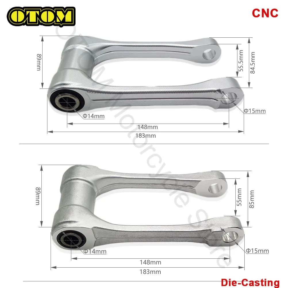 For KTM HUSQVARNA GASGAS Motorcycle Linkage ARM Rear Shock Suspension Pull Rod Die-casting CNC SX SXF XC XCF FC FE TC 2016-2023