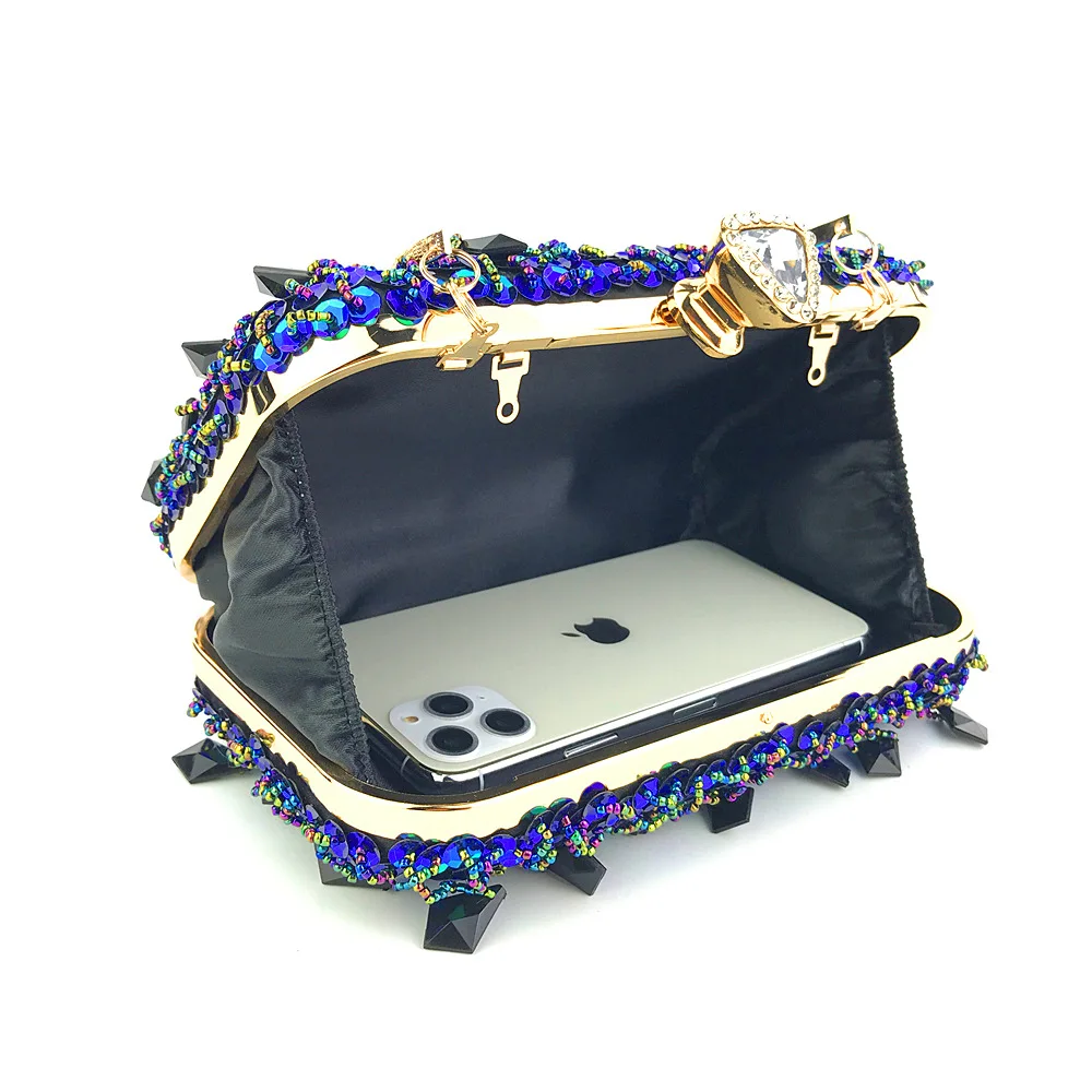 Alirattan 2023 Nieuwe Vrouwen Diamanten Avond Clutch Bags Modeketen Banket Portefeuilles Bruiloft Diner Party Bags Bolsa Feminina