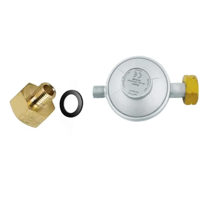 Durable Gas Regulator, Accessory,1/2Inch Adapter, Part, Metal Hose Fittings, Connector,5Ft Hose For Heaters Steak Ovens