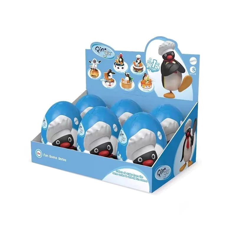 

Anime Pingu Figure Blind Box Cute Pingu Action Figures Model Toys Cartoon Pinga Desktop Ornaments Decoration Kid Trend Toy Gift