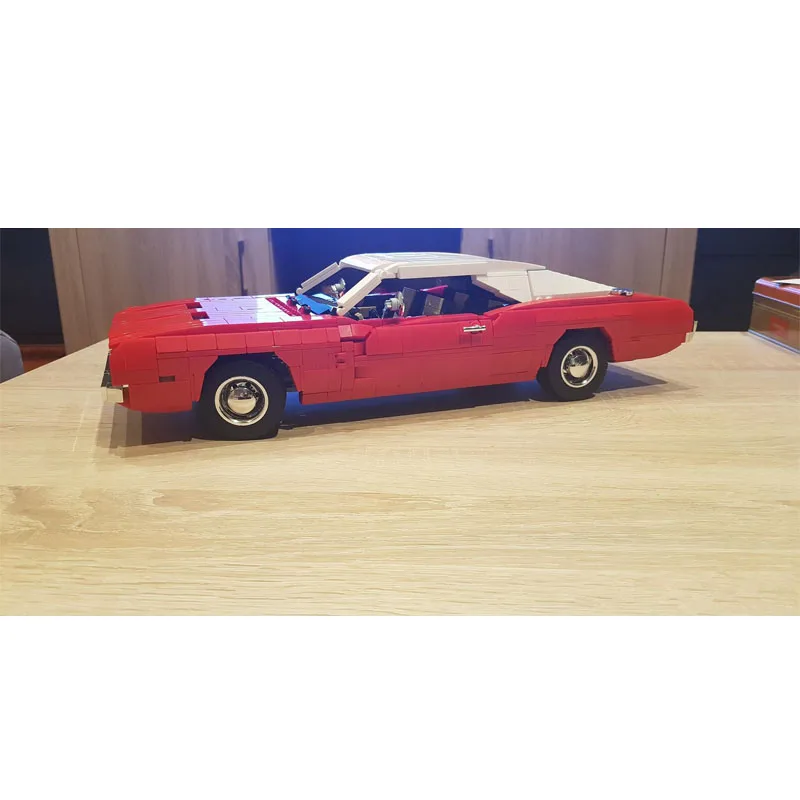 

MOC-37066 Новый классический спортивный автомобиль 90-х годов, модель строительного блока 1615, детали MOC, креативный подарок для мальчиков, детская игрушка на день рождения