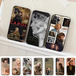 C-Carol movie Phone Case Silicone Soft for iphone 15 14 13 12 11 Pro Mini XS MAX 8 7 6 Plus X XS XR Cover