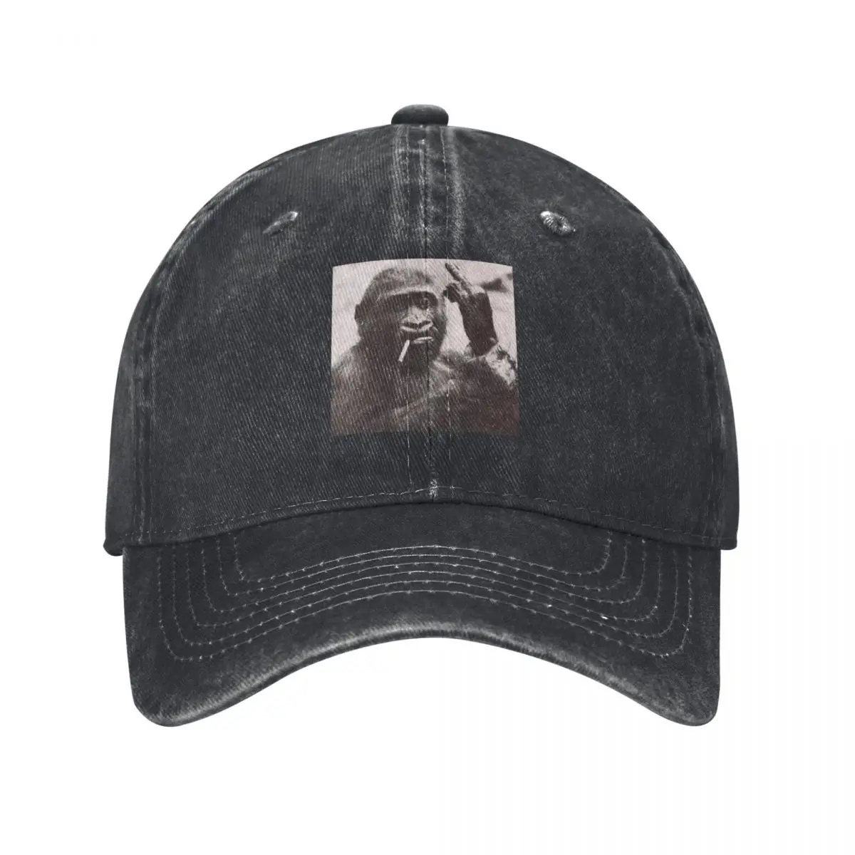 Monkey Smokin Middle Finger Baseball Cap funny hat Dropshipping Golf Hat dad hat Women's Men's