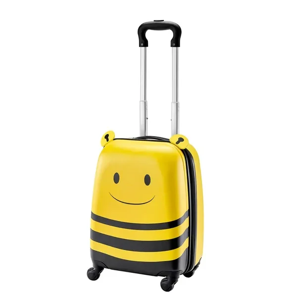 

5Pcs Children Travel Luggage Set 18" Hardside Trolley Suitcase with Backpack and U Shape Neck Pillow for Kids