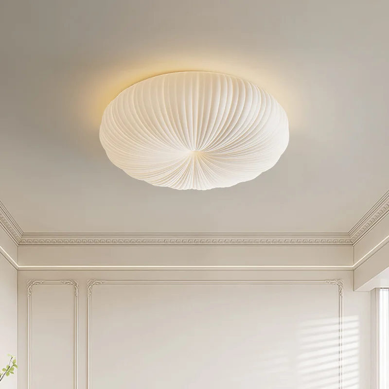 Cream Style Creative Ceiling Light Modern Minimalist Home Decor Lighting for Bedroom Living Room Study Creative Pumpkin Lamp