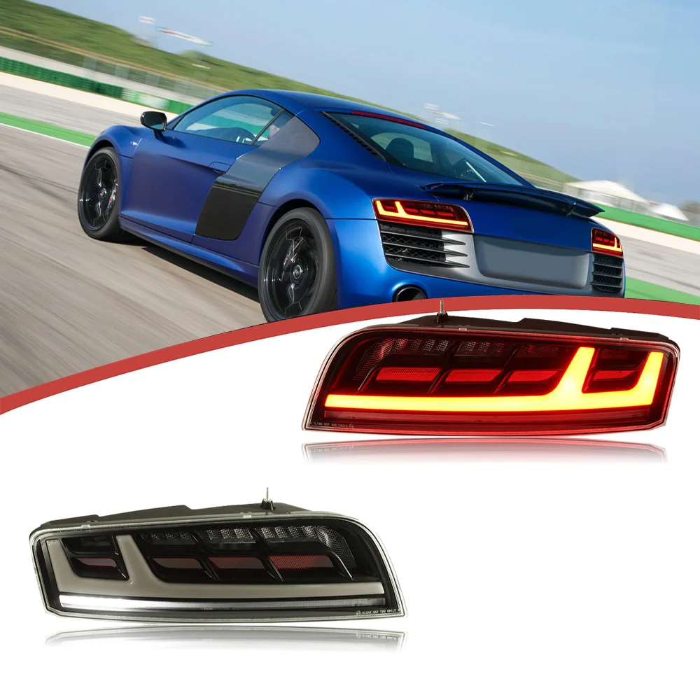 

High Quality LED Daytime Running Lights Full Led Taillights Assembly for R8 2007-2015 New Condition