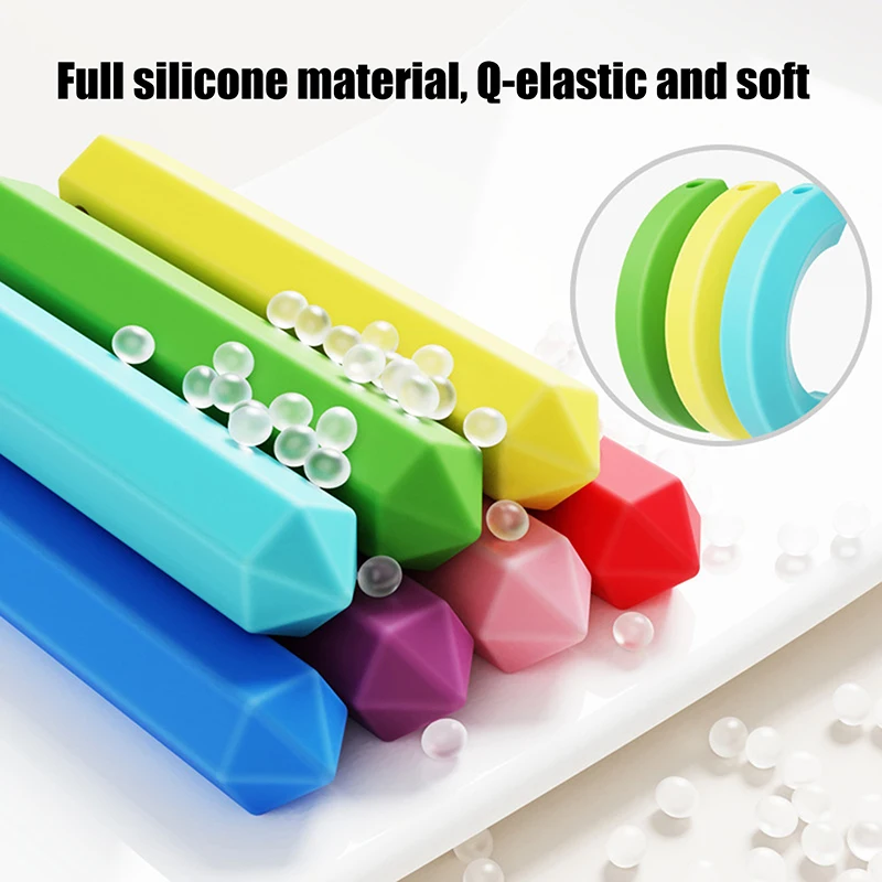 1 pz bambino sicuro massaggiagengive in silicone Bpa libero cartone animato molare bastone per i più piccoli anelli di dentizione per uso alimentare infantile da masticare Teeten giocattoli