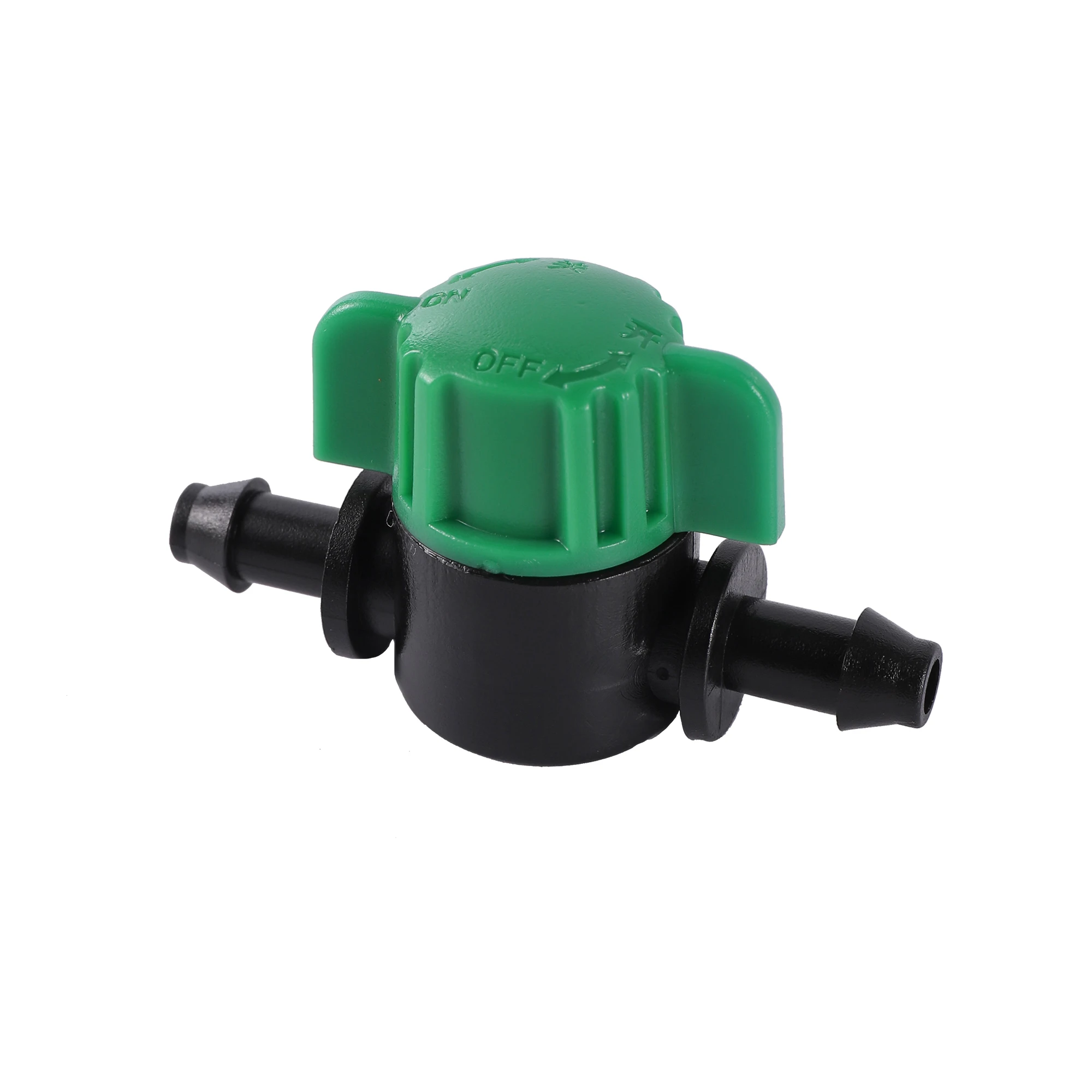 5Pcs Mini Valve With 4/7mm Hose Garden Irrigation Barbed Water Flow Control Valve Agriculture Tools Drip Irrigation Fittings