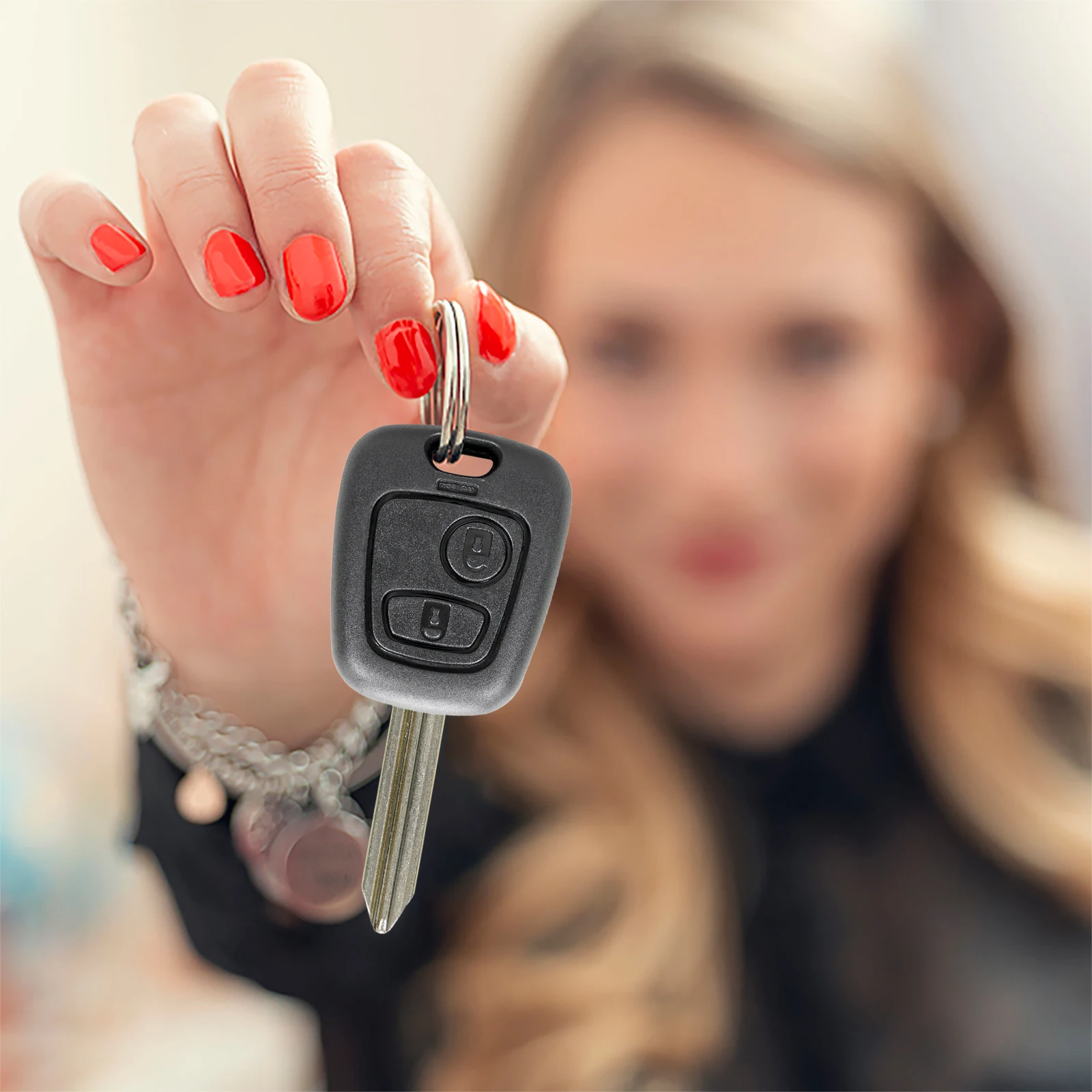 2 Button Keyless Entry Remote 433MHz Remote Car Key Fob Car Keyless Entry Remote Control for Citroen Saxo Picasso Xsara Berlingo