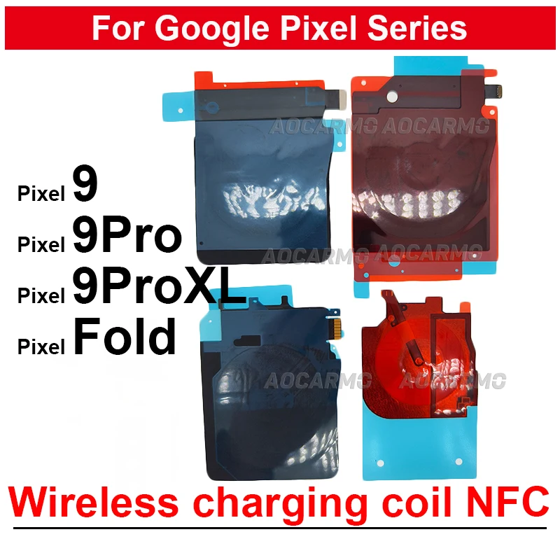For Google Pixel 9 Pro XL Fold1 9Pro Wireless Charging Induction Coil NFC Module Replacement Parts