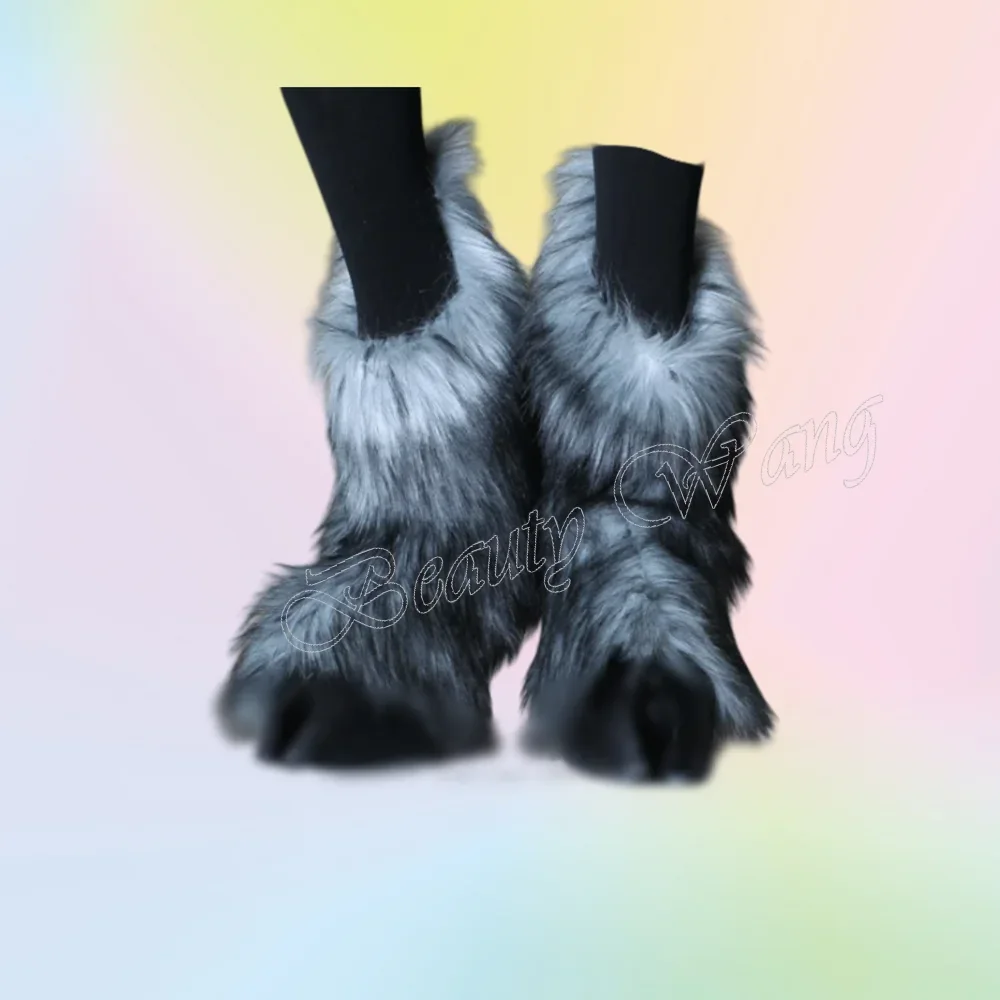 Black Red Horse Proof Boots Strange Style Toe Sexy  Shoes No Heel High Heel Shoes for Women Shoes 2024 Zapatos Para Mujere