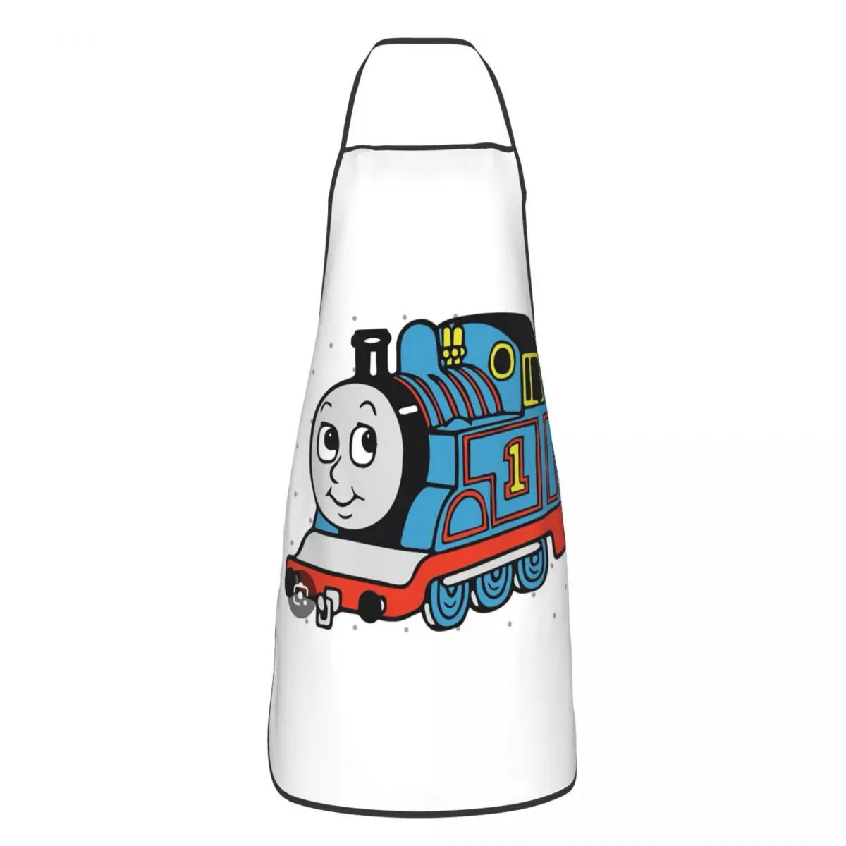 Thomas The Train Aprons Chef Baking Tablier Sleeveless Bib Kitchen Cleaning Pinafore for Women Men Gardening