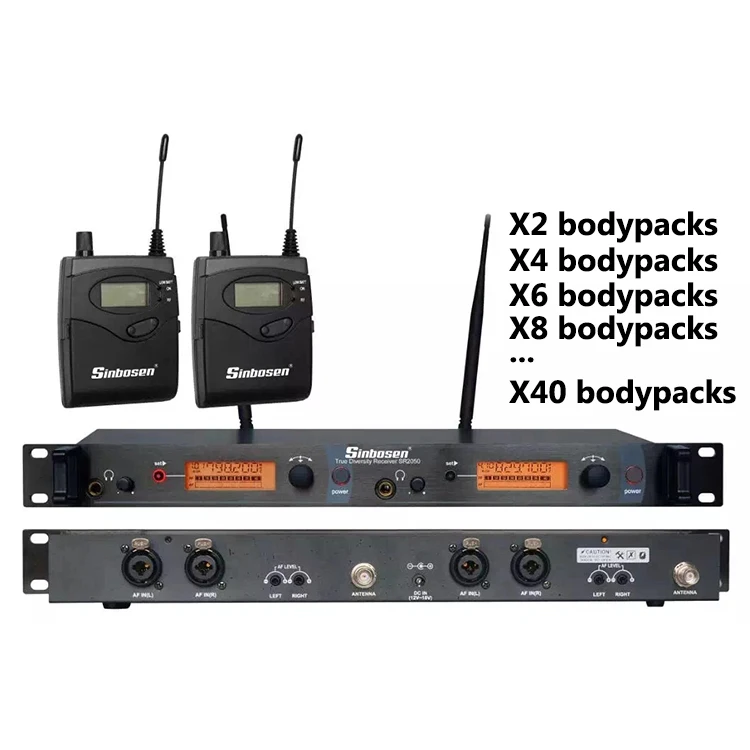 M-2050 in ear monitos mic microphone wireless Ear-monitor System