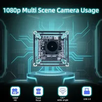 1/2/3PCS 2MP 1080P 30FPS 1.5M Cable 120 Degree 2.8mm Lens USB Camera Module OV2735 Webcam For Automatic Dart Scoring Systems