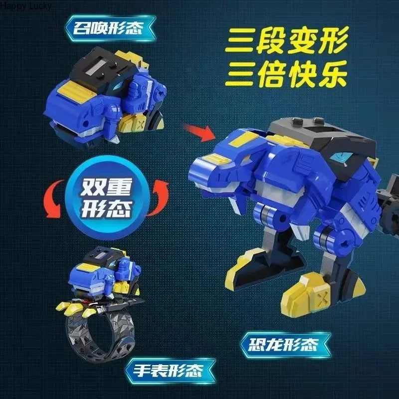 Miniforce X นาฬิกาของเล่น Super ไดโนเสาร์ Power Mecha Deformation หุ่นยนต์ที่ชื่นชอบของเล่นของขวัญเด็ก Mini Secret Servic Movable Deco