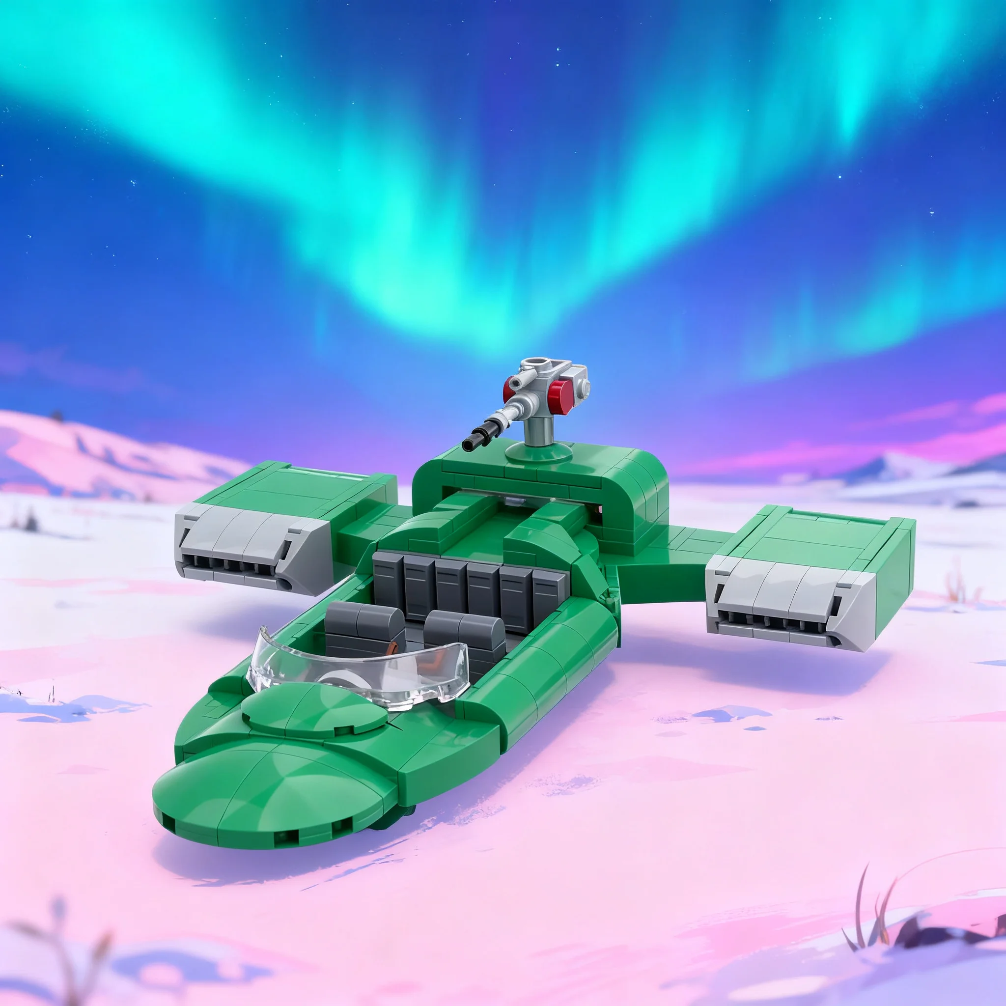 384pcs MOC Flash Speeder Star Battle Model Building Blocks Architecture Toy Christmas Gifts Birthday Creative Kids Idea Brick