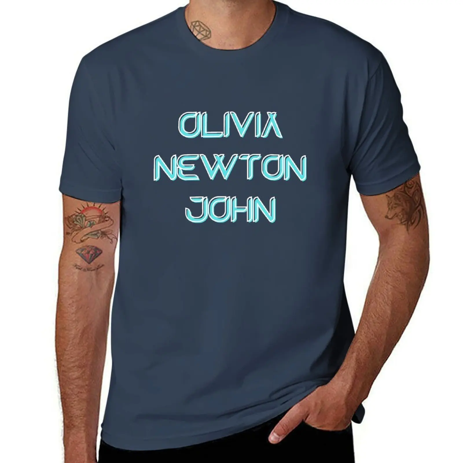 

Olivia Newton John T-Shirt t shirts designer t shirt for man man t shirts for men T-Shirt