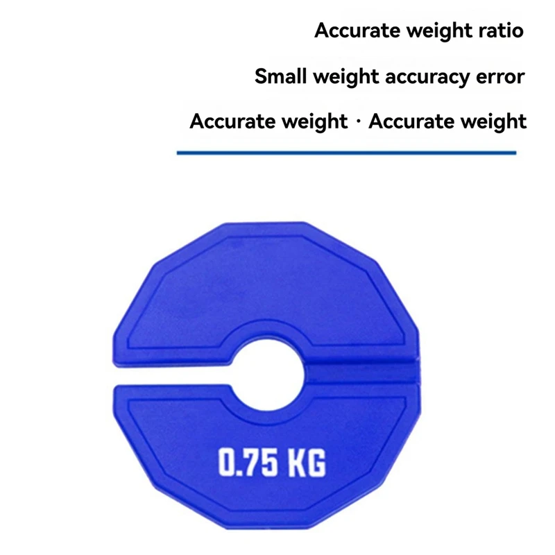 0.75kg Gym Micro-Type Plates Dumbbell Fractional Weight Plate Rubber Add-on Weights for Strength Training-A79M