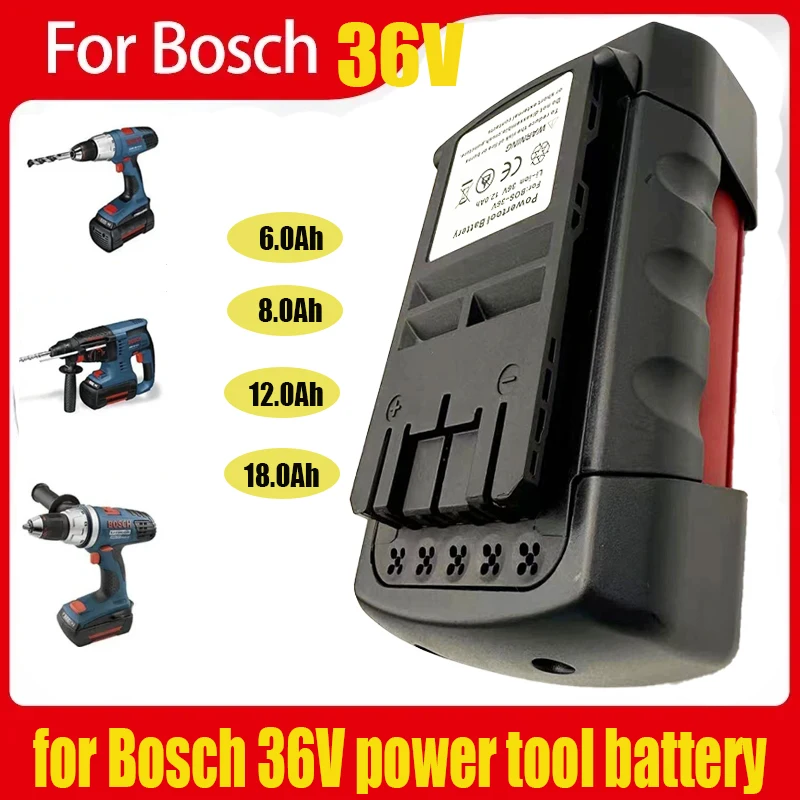 

36V18000mAhLithium-ion Battery for Bosch BAT810 BAT836 BAT840 GBH36V-Li Power Tool Replacement Battery Lithium-ion