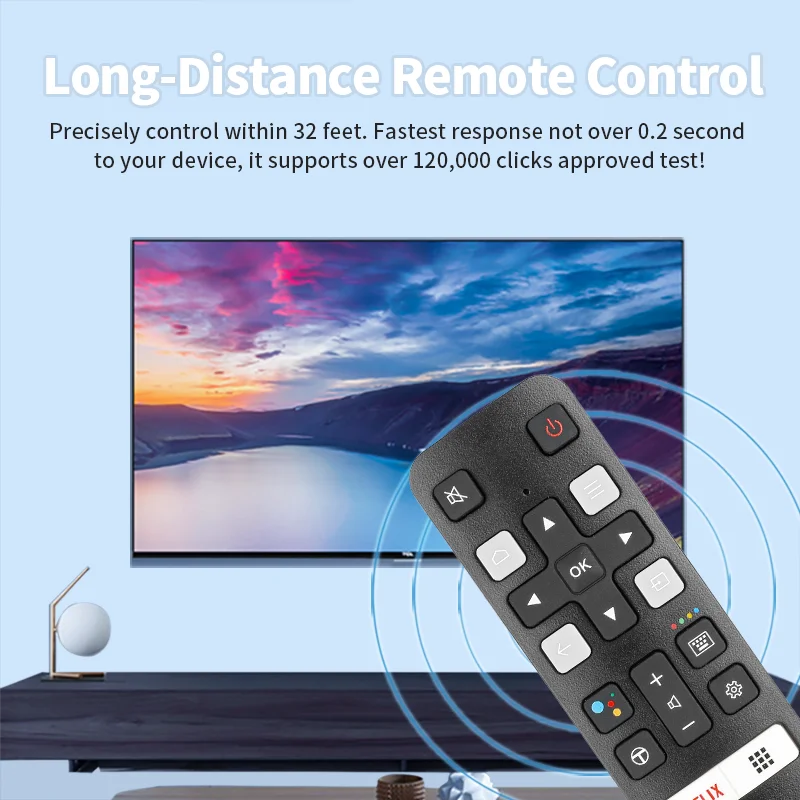 RC802V FMR1 IR Remote Control For TCL TV 50P8 55P8 65P8 50P8S 55P8S 65P8S 32A323 32A325 40A323 40A325 32S6500 32S6800 40S6500