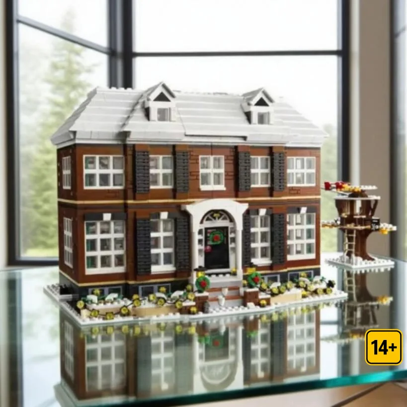 2026 IN STOCK  Movie 3955pcs Moc Home Alone House Set Model Building Blocks Bricks For  Adults Christmas Gifts