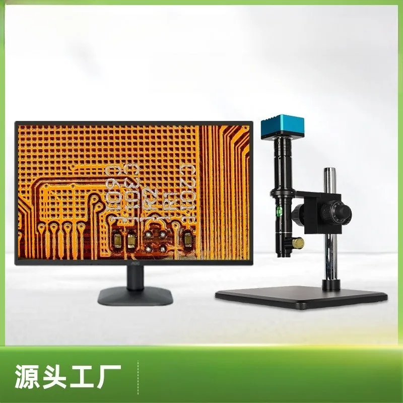 4K Ultra HD Industrial Measurement Camera Continuous Zoom Coaxial Light Measuring Microscope High Precision Optical Inspection