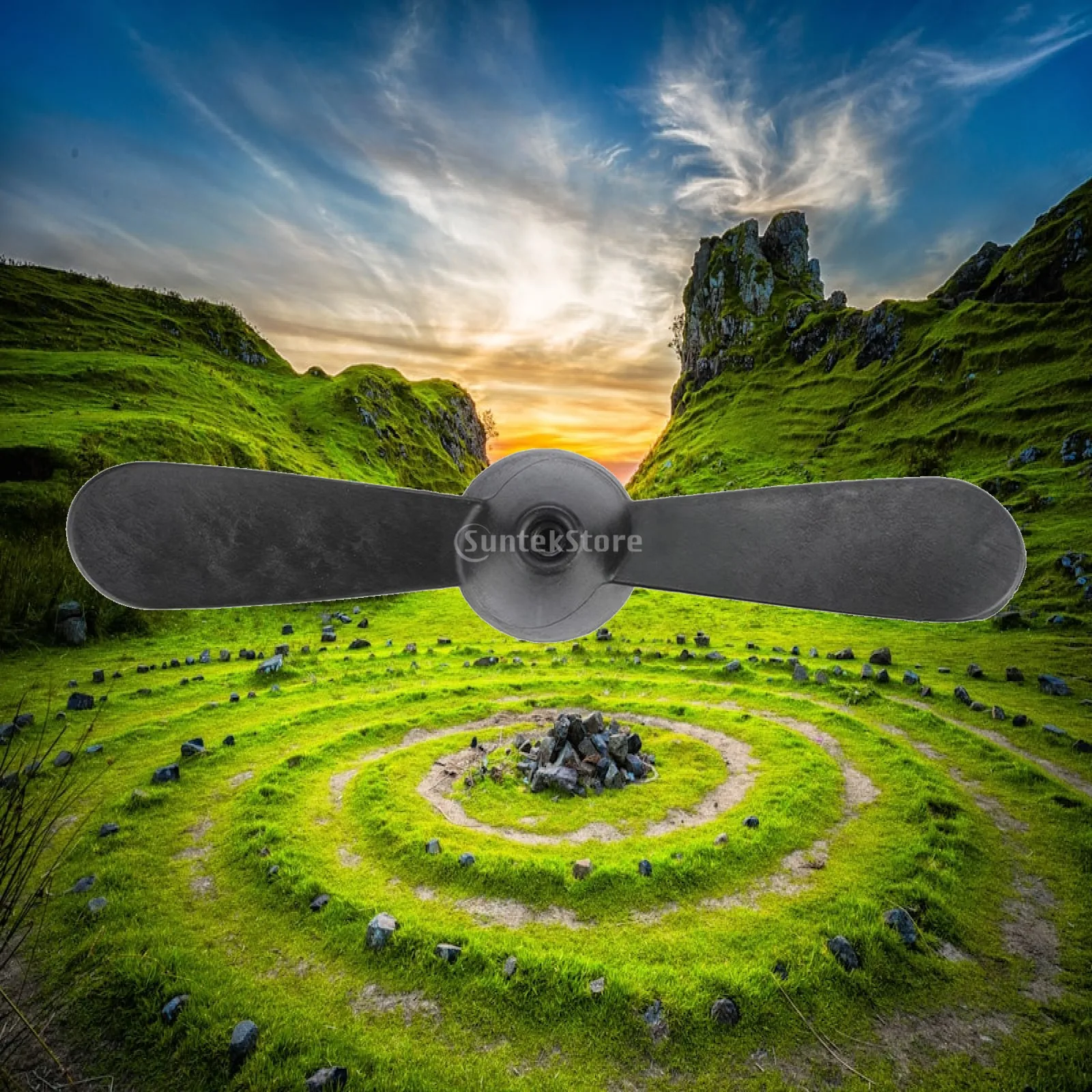 Two-Blade Kayak Pedal Propeller Hydrodynamic Reinforced Nylon Kayak Propeller High Efficiency Stable Performance