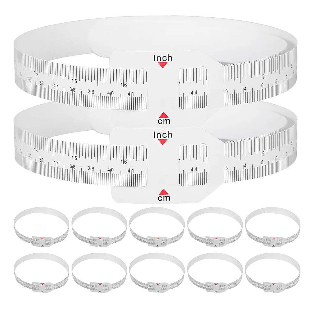 12 قطعة محيط الرأس أشرطة القياس مادة لينة النمو الدقيق تتبع البيانات الصدر الخصر الذراع أبعاد الجسم 60 سنتيمتر #5