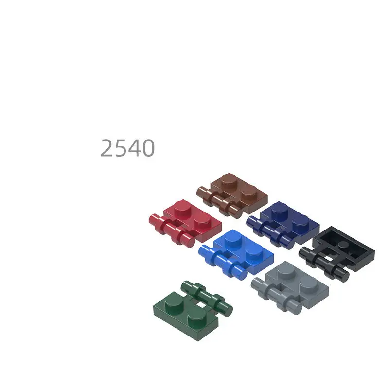 MOC Compatible Parts 2540 Plate Special 1 x 2 Side Handle [Free Ends] Building Blocks Bricks DIY