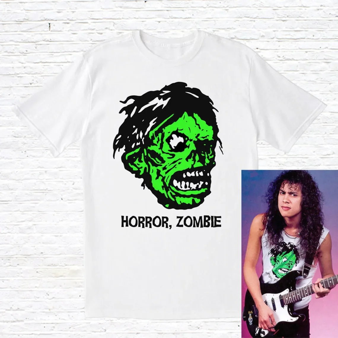 Horror, Zombie T-Shirt (Worn by Kirk Hammett), Unisex Tee
